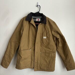 Quiksilver Brown Field Jacket with Dark Collar
